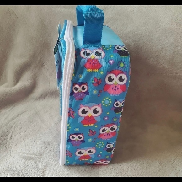 Owls insulated Lunch Bag includes container, ice pack, and bottle - Picture 5 of 10